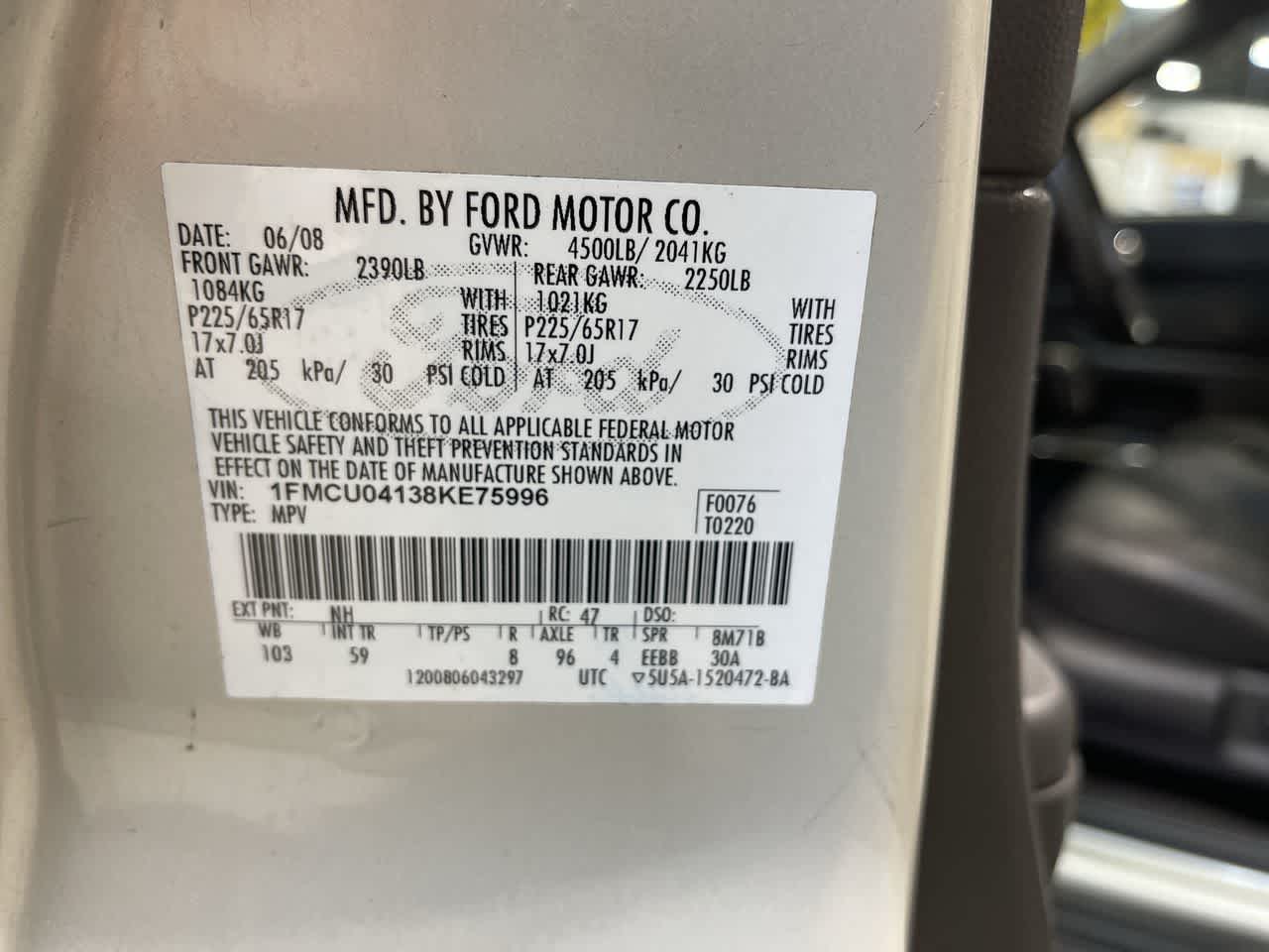 2008 Ford Escape Limited