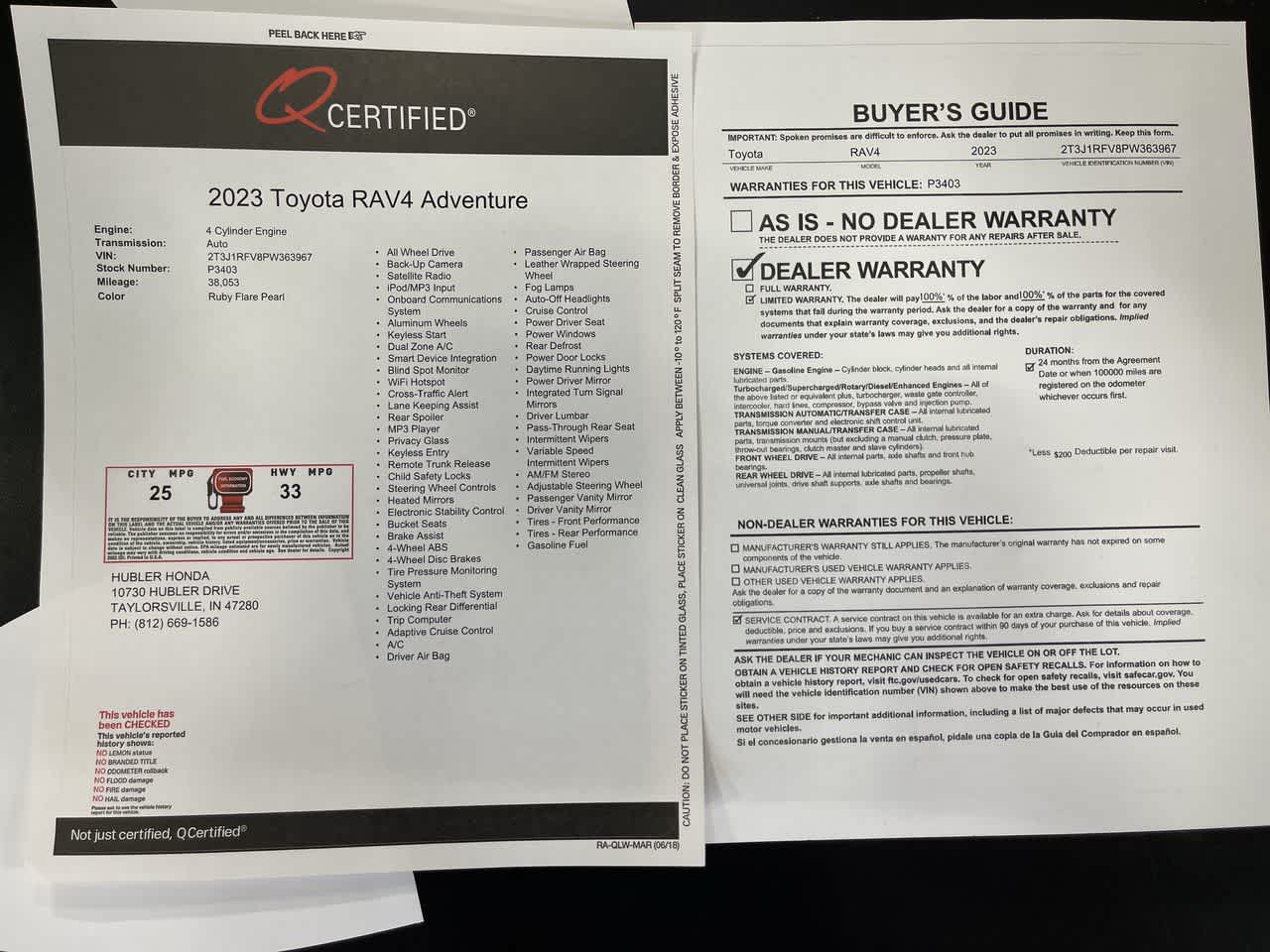 2023 Toyota RAV4 Adventure