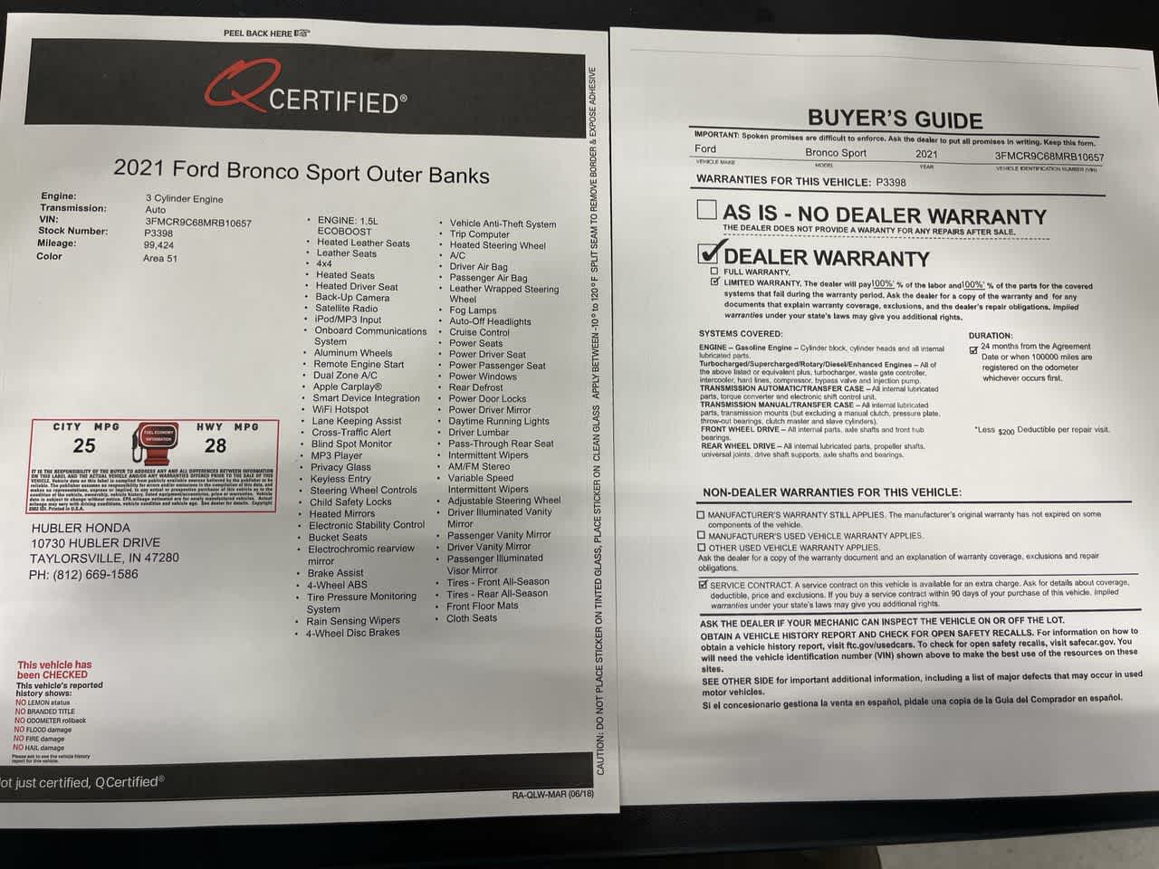 2021 Ford Bronco Sport Outer Banks