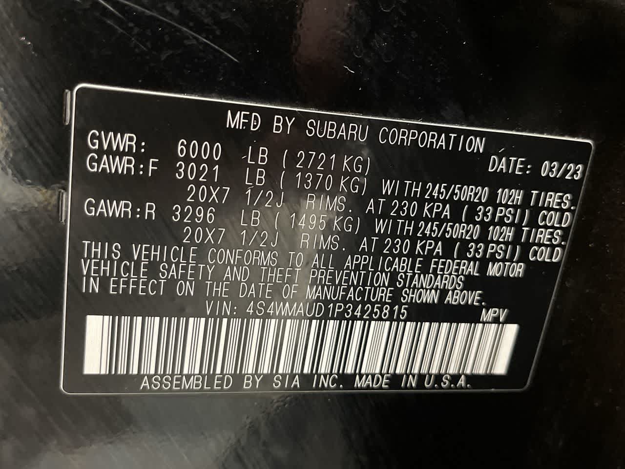 2023 Subaru Ascent Limited