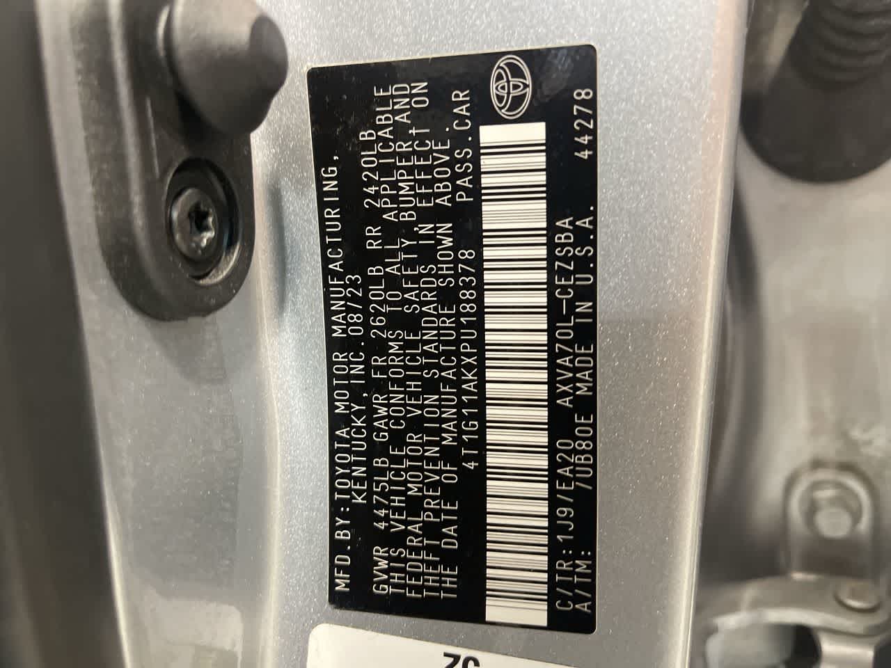 2023 Toyota Camry SE