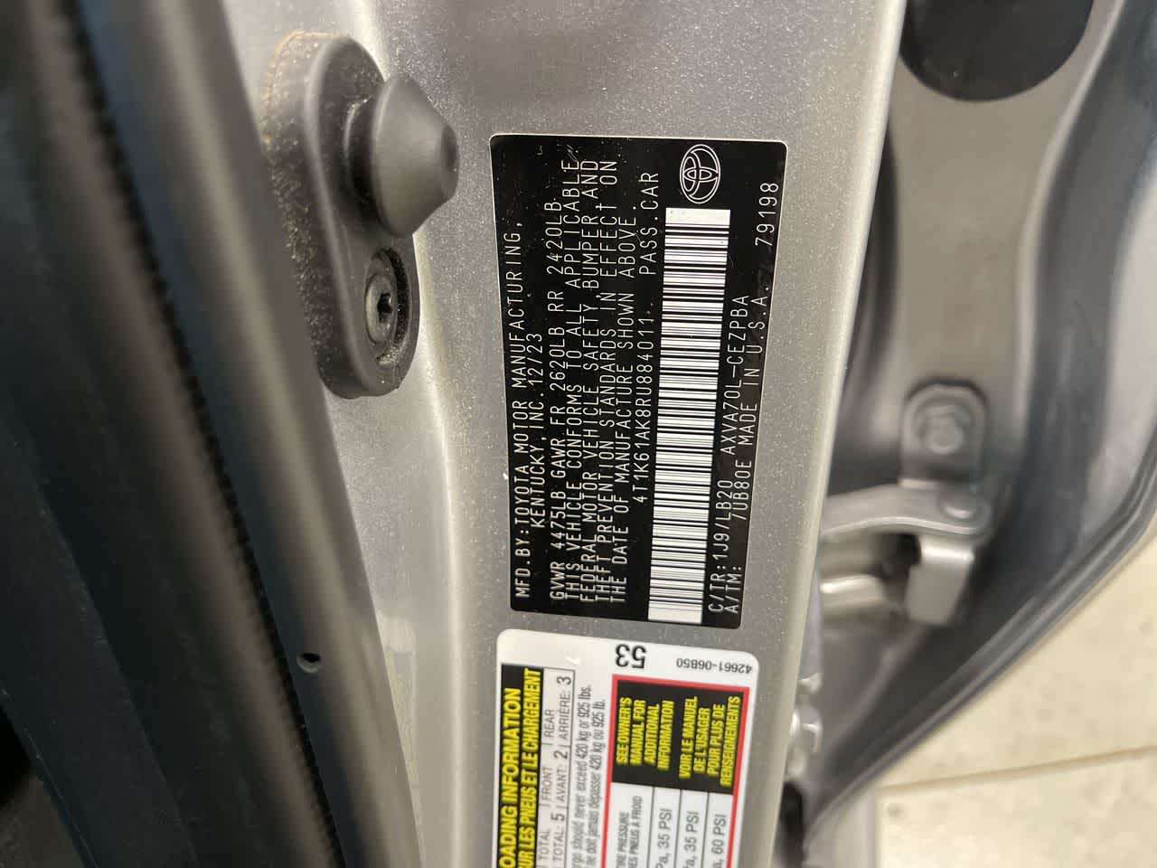 2024 Toyota Camry XSE