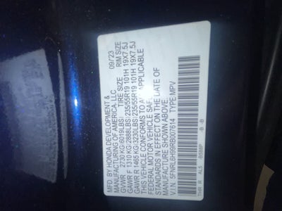 2024 Honda Odyssey Elite