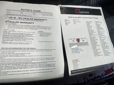 2023 Acura MDX w/Technology Package