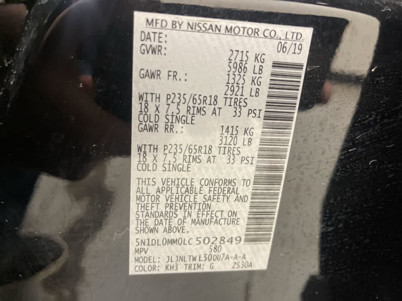 2020 INFINITI QX60 LUXE