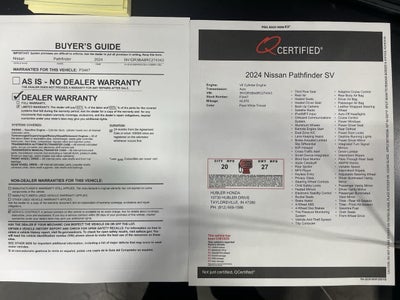 2024 Nissan Pathfinder SV