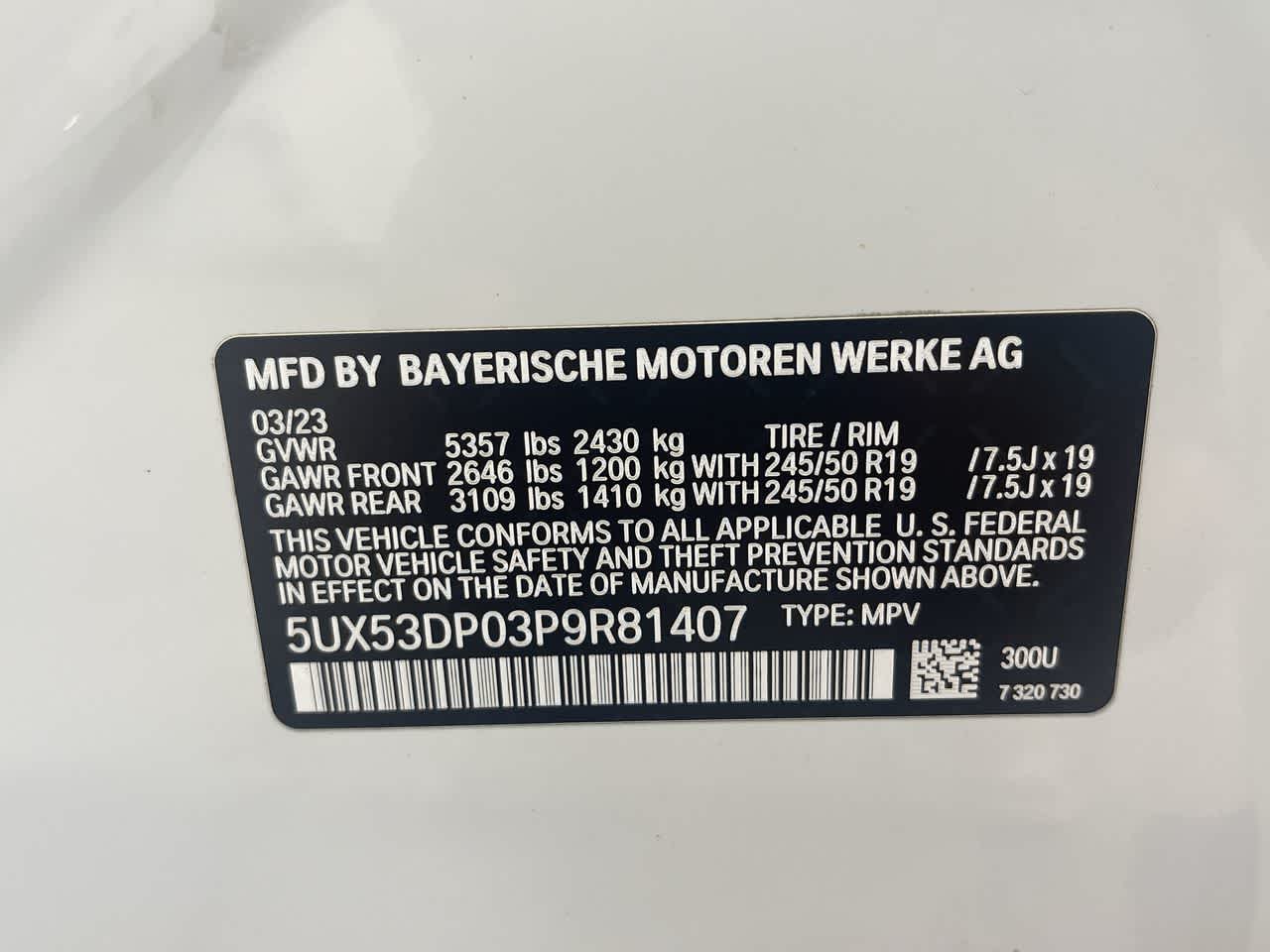 2023 BMW X3 xDrive30i
