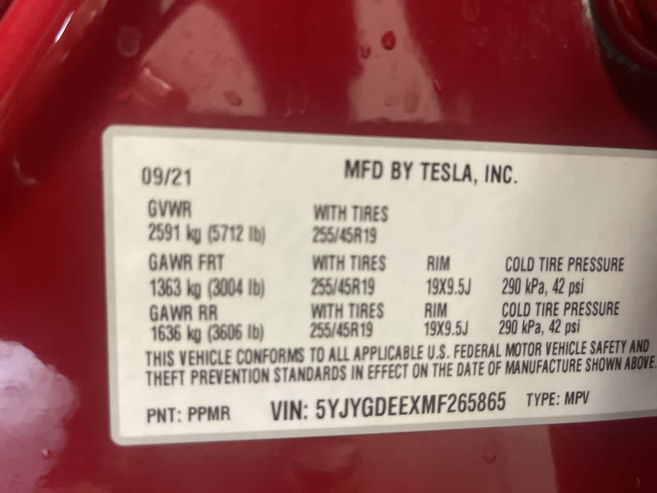 2021 Tesla Model Y Long Range