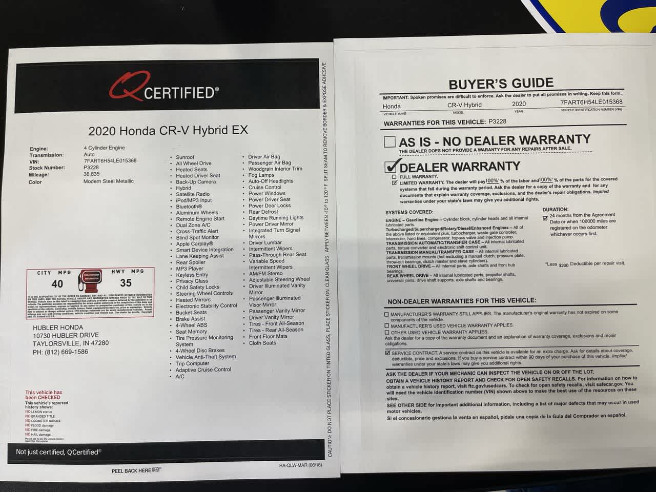 2020 Honda CR-V Hybrid EX