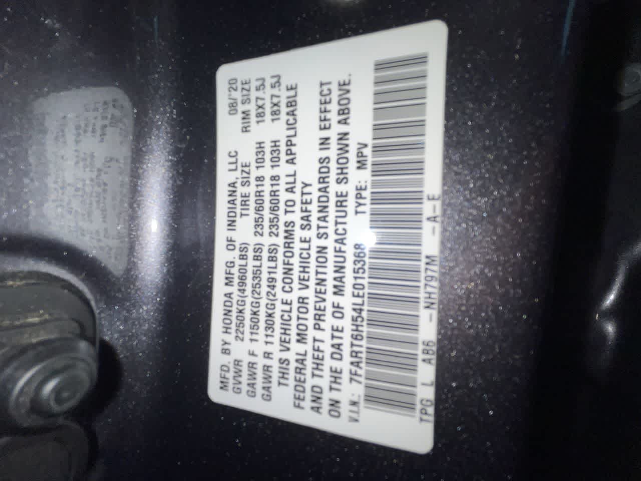 2020 Honda CR-V Hybrid EX