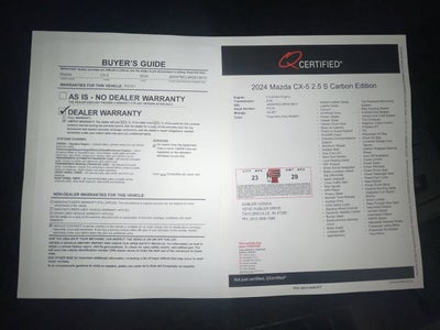 2024 Mazda Mazda CX-5 2.5 S Carbon Edition