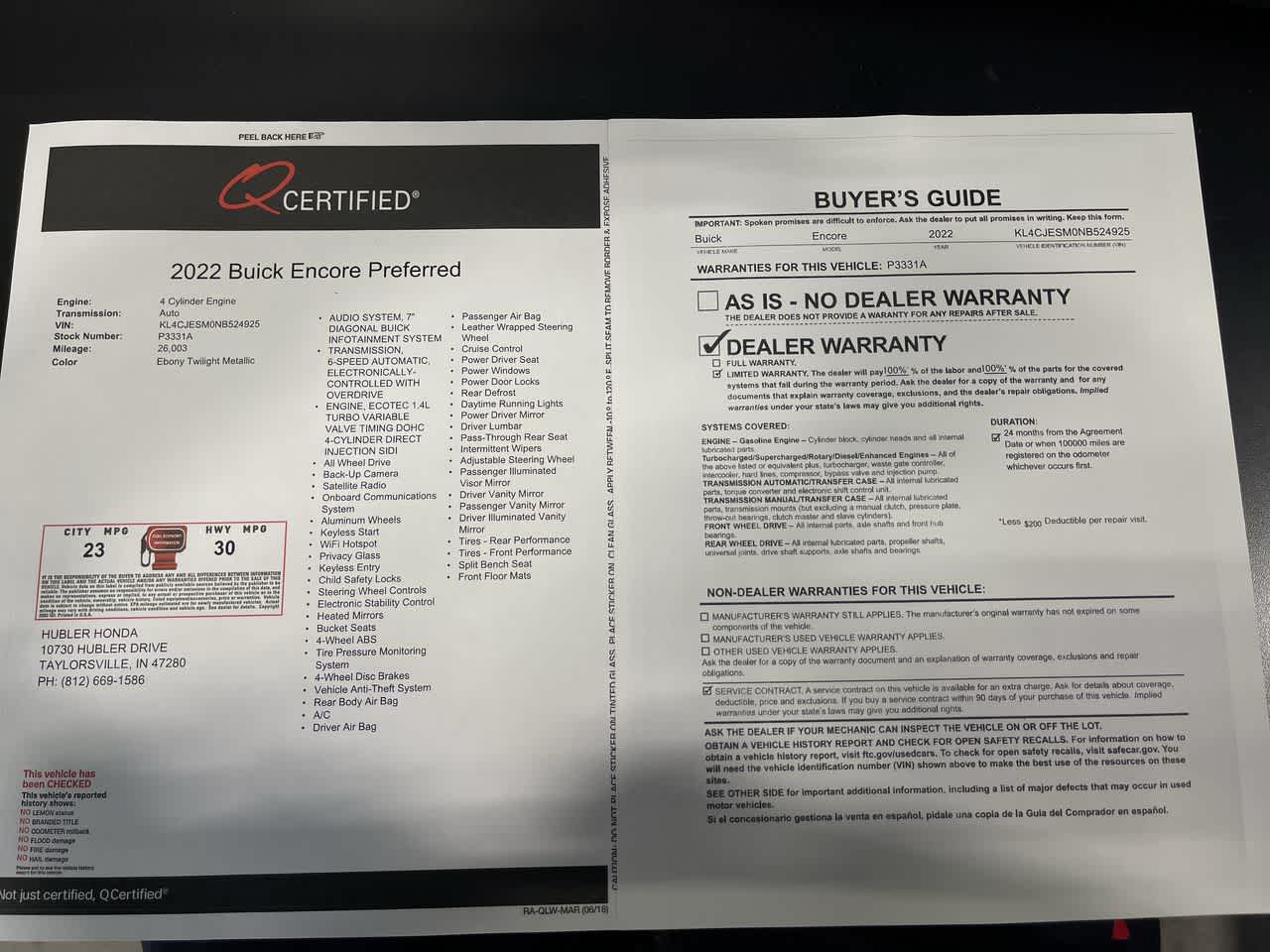 2022 Buick Encore Preferred