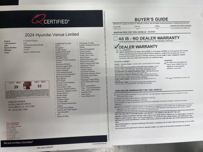2024 Hyundai Venue Limited