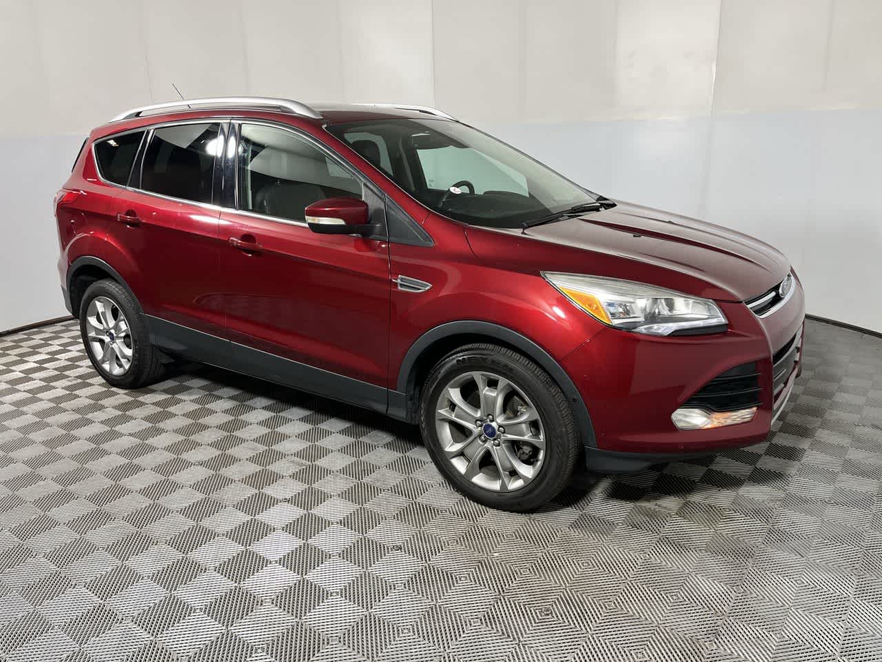 Used 2014 Ford Escape Titanium with VIN 1FMCU9J95EUE09660 for sale in Franklin, IN