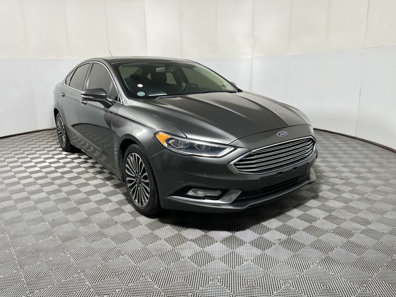 Used 2018 Ford Fusion Titanium with VIN 3FA6P0D95JR225553 for sale in Franklin, IN