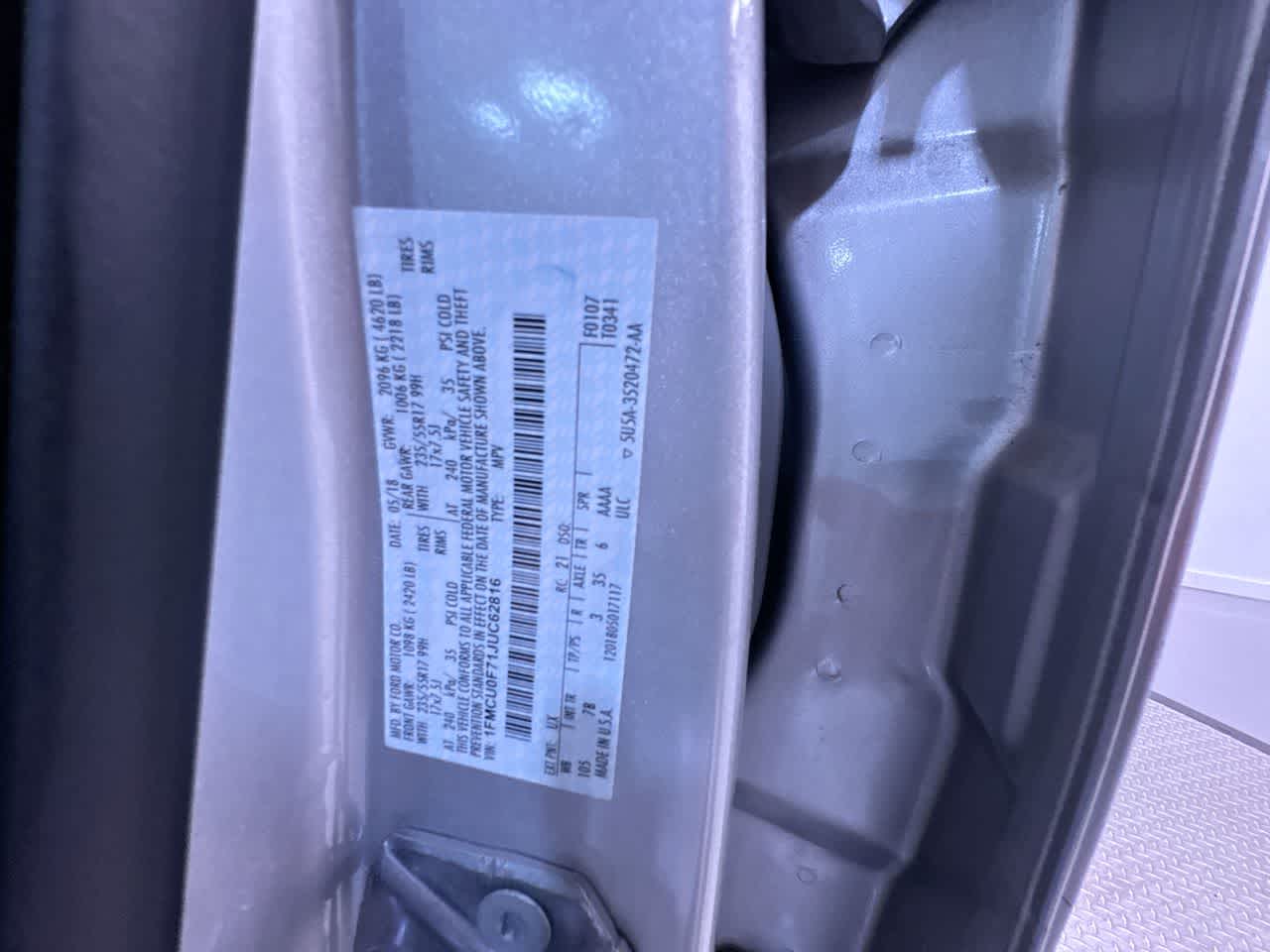 2018 Ford Escape S