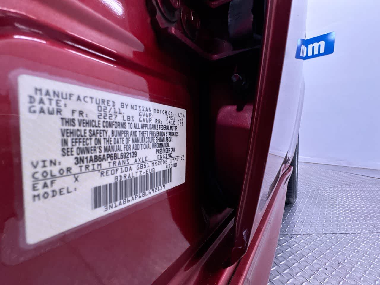2011 Nissan Sentra 2.0 SR