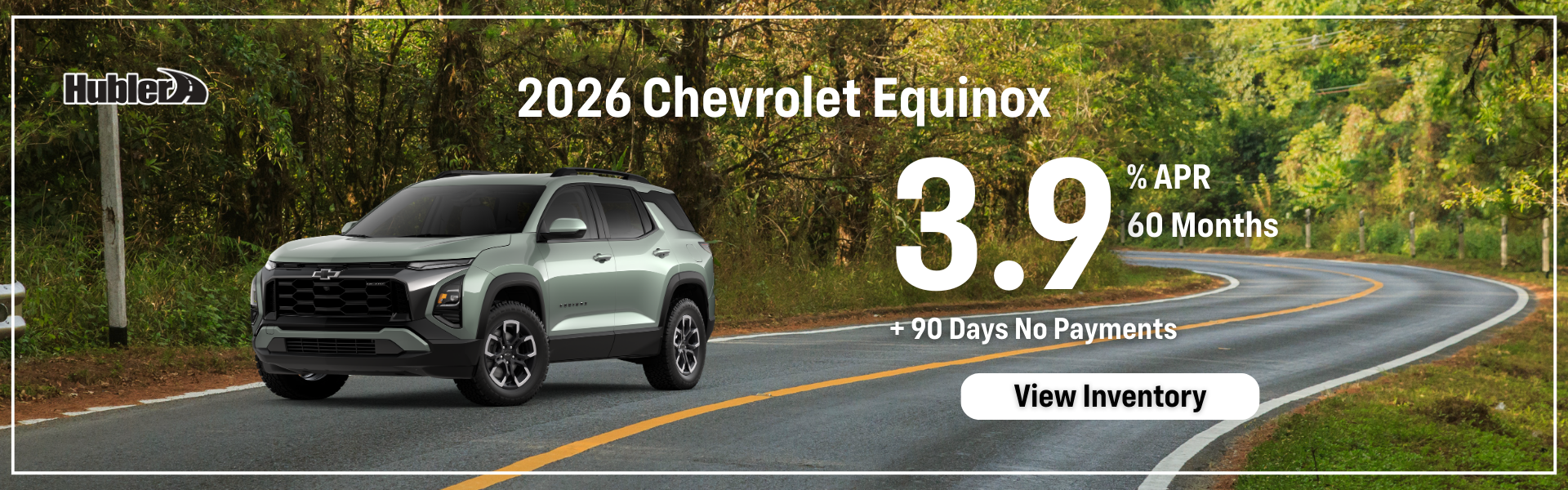 Chevrolet Equinox Finance Offer - 3.9% for 60 Months